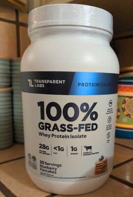Whey protein isolate — Photo: Open Food Facts contributors, CC BY-SA