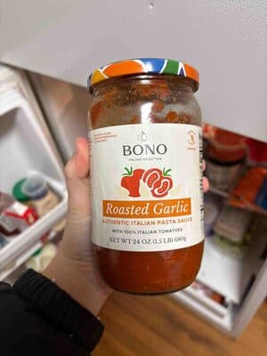 Roasted Garlic Authentic Italian Pasta Sauce — Photo: Open Food Facts contributors, CC BY-SA
