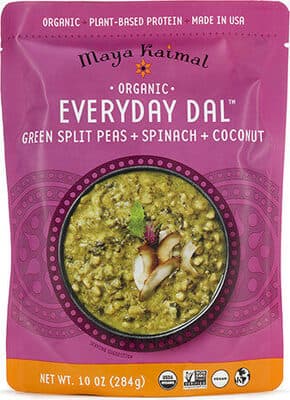Organic Green Split Peas With Spinach And Coconut Dal — Photo: Open Food Facts contributors, CC BY-SA
