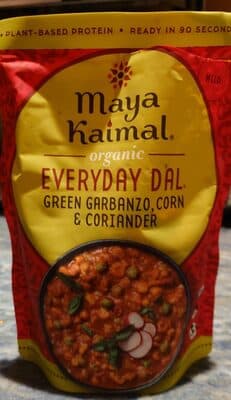 Everyday Dal Green Garbanzo, Corn & Coriander — Photo: Open Food Facts contributors, CC BY-SA