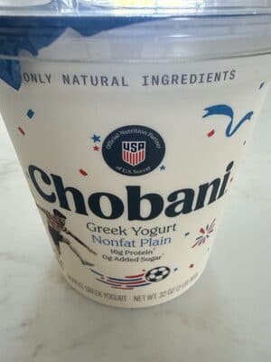 Greek Yogurt Nonfat Plain — Photo: Open Food Facts contributors, CC BY-SA