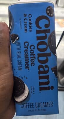 Cookies and cream coffee creamer — Photo: Open Food Facts contributors, CC BY-SA