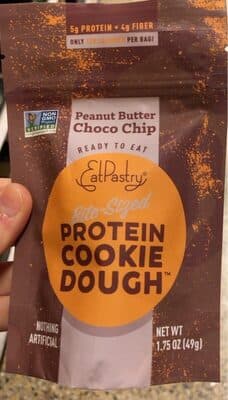 Bite-Sized Peanut Butter Choco Chip Protein Cookie Dough — Photo: Open Food Facts contributors, CC BY-SA