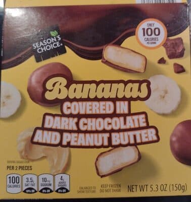 Bananas Covered in Dark Chocolate and Peanut Butter — Photo: Open Food Facts contributors, CC BY-SA
