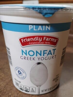 Nonfat Greek Yogurt — Photo: Open Food Facts contributors, CC BY-SA