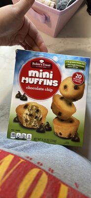 mini muffins chocolate chip — Photo: Open Food Facts contributors, CC BY-SA