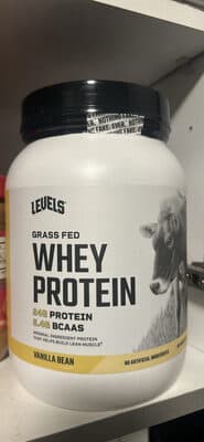 Grass Fed Whey Protein Vanilla Bean — Photo: Open Food Facts contributors, CC BY-SA
