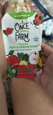 Organic Fruit & Veggie Blend Green Kale & Apples — Photo: Open Food Facts contributors, CC BY-SA