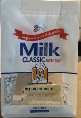 Milk Classic Rice Snack — Photo: Open Food Facts contributors, CC BY-SA