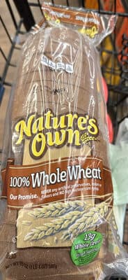 100% Whole Wheat — Photo: Open Food Facts contributors, CC BY-SA