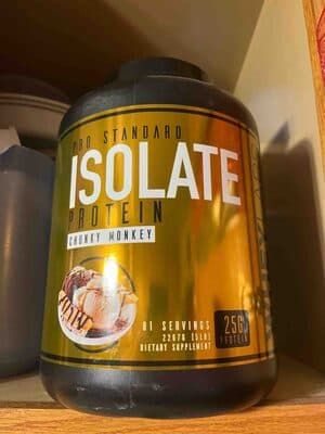 Pro Standard Isolate Protein Chunky Monkey — Photo: Open Food Facts contributors, CC BY-SA